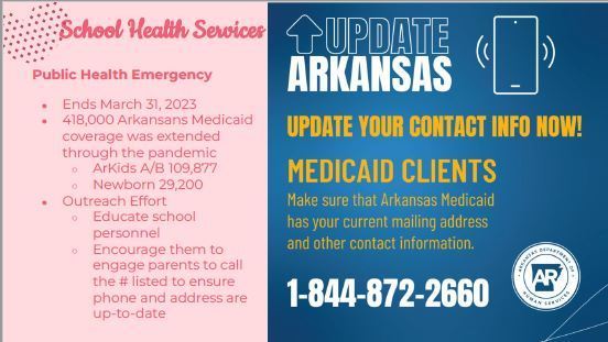 ​MEDICAID UPDATES REQUESTED