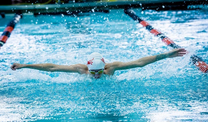 Carson Waters during a butterfly event