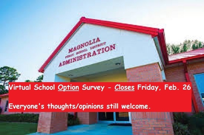 Virtual School Survey Reminder - Due Feb 26th