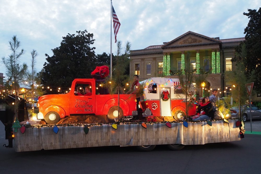 The Art and Agri departments created a stunning float