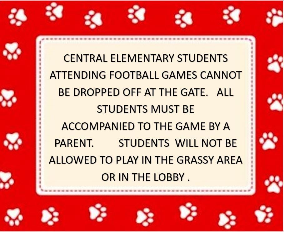 Football Note to Parents