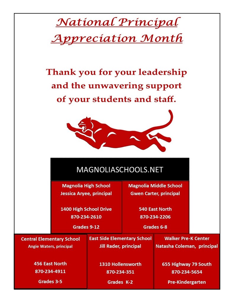 Principal Appreciation Month