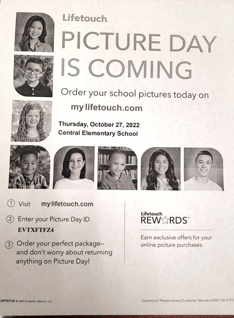 Central Picture Day Information