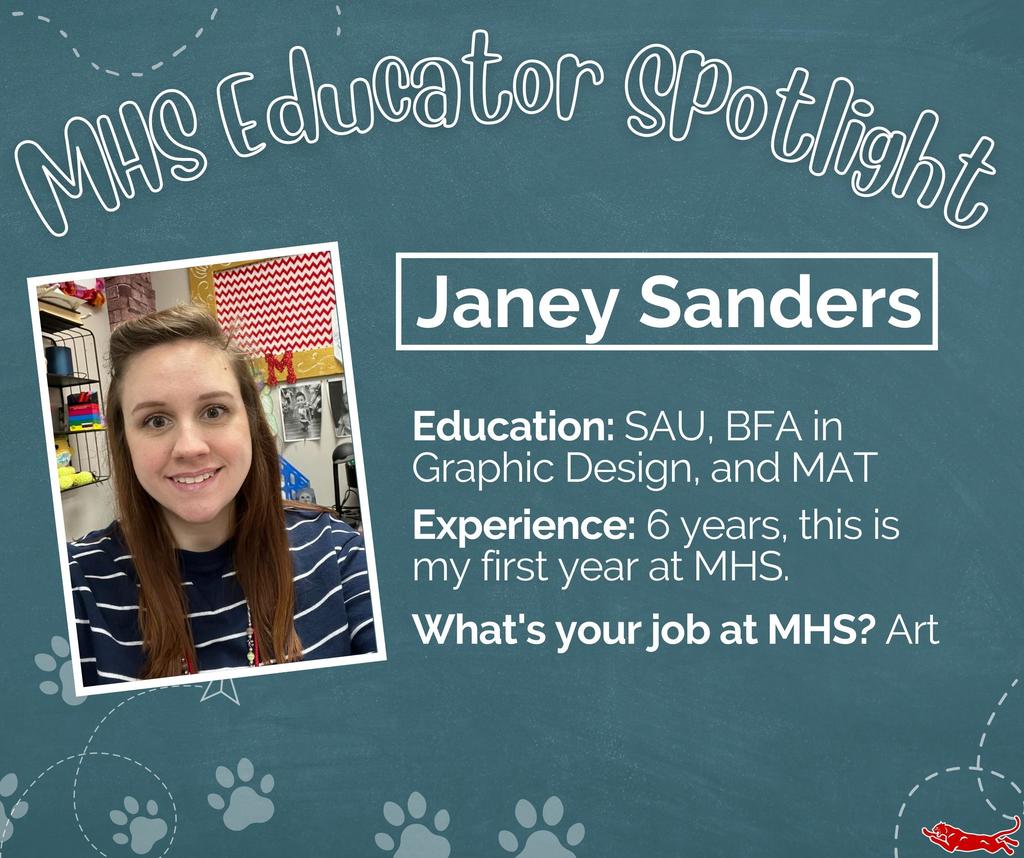 Teacher Spotlight: Janey Sanders