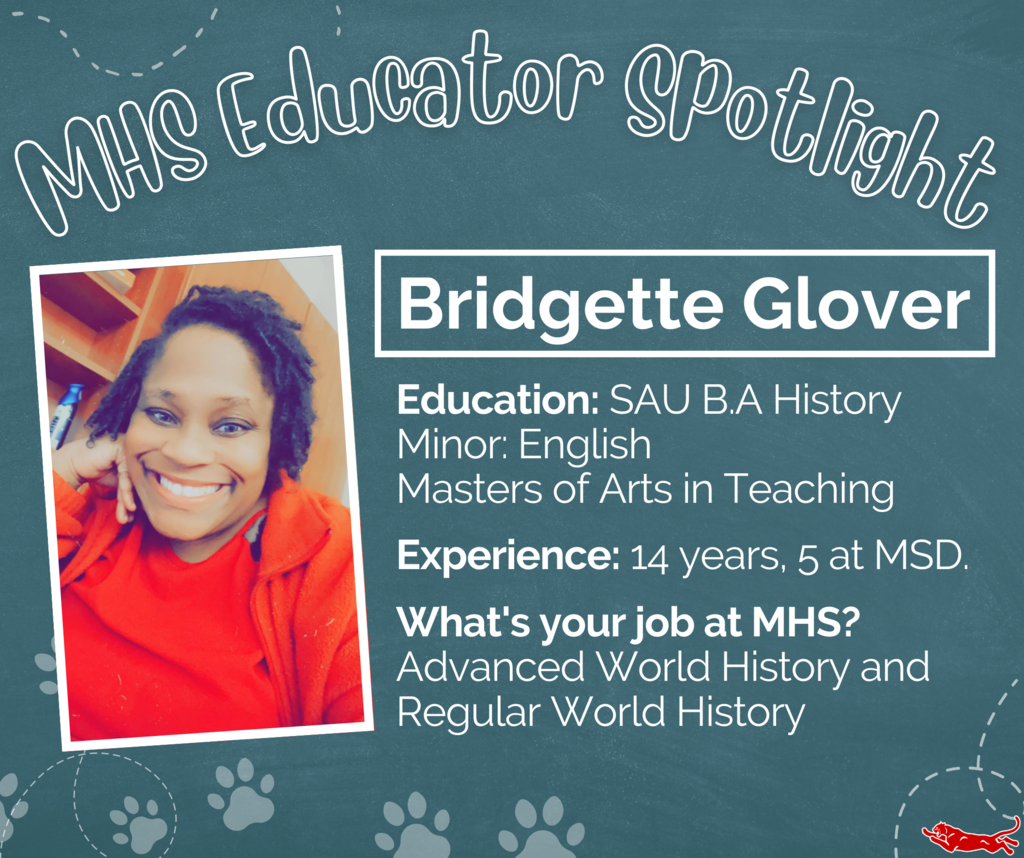 Educator Spotlight: Bridgette Glover